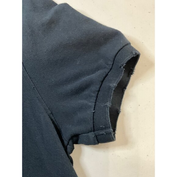 Ed Hardy Hollywood Black Polo Shirt L Distressed Design Embroidered Logo - Picture 3 of 8